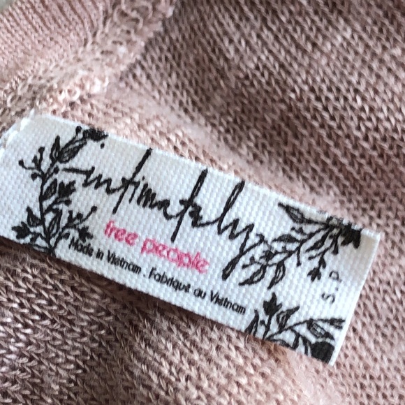 FREE PEOPLE INTIMATELY TOP IN MAUVE COLOR SIZE SMALL - Picture 4 of 5